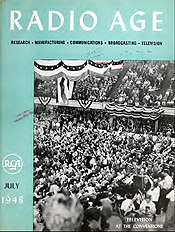 Cover of RCA Radio Age, July 1948